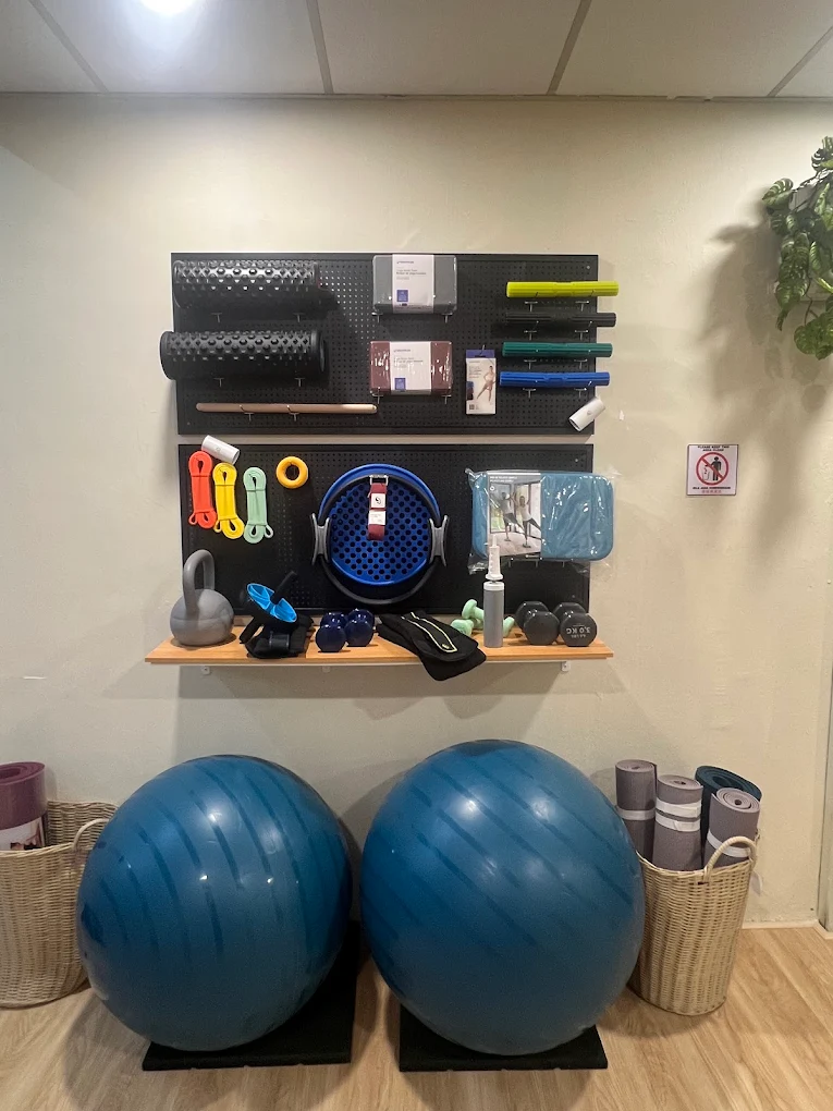 Peralatan terapi di Excel Physio